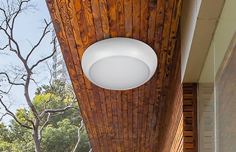 LG09O Modern Simple Induction Emergency IP65 Smart Round LED Bulkhead